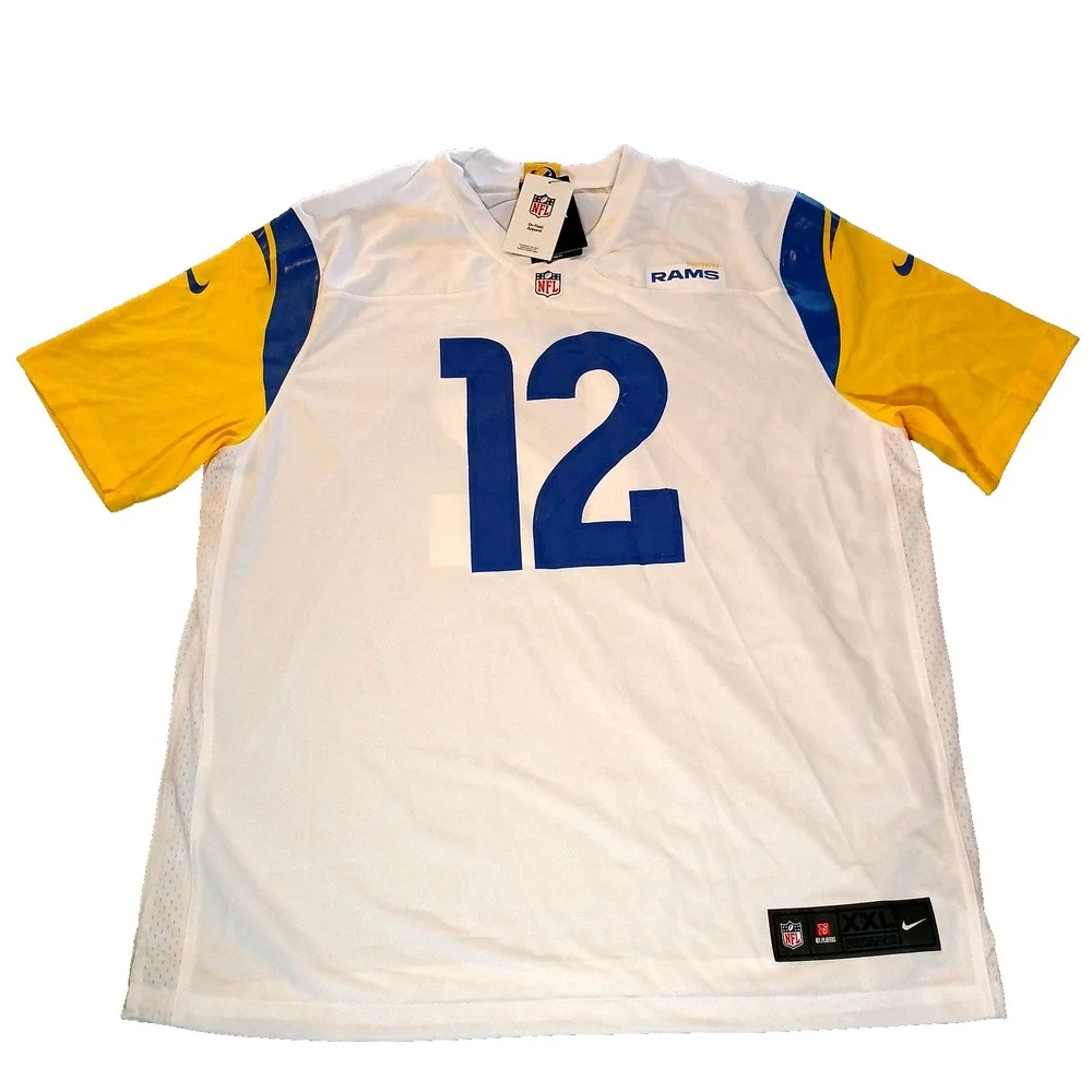 Nike Vapor FUSE Los Angeles Rams Puka Nacua #17 Jersey White Dri-Fit Men's XXL